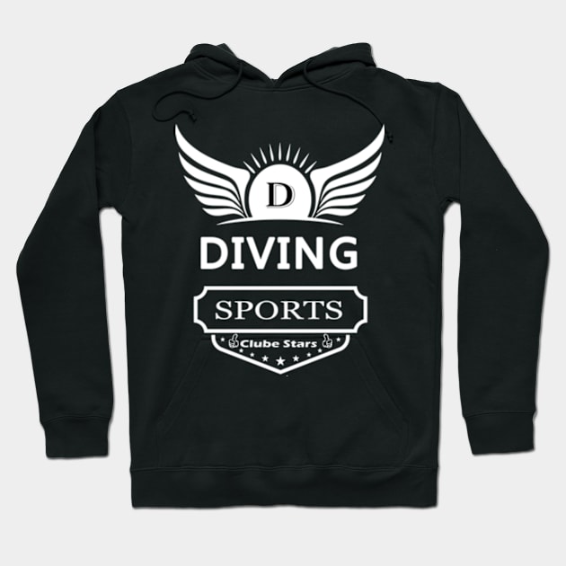 Sports Diving Hoodie by Polahcrea